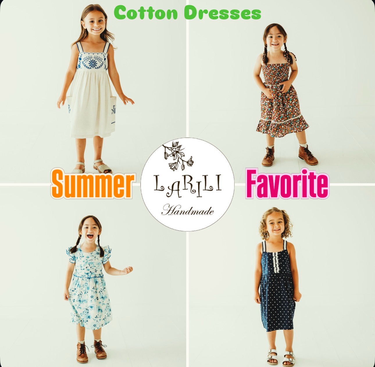 LARILI - Handmade Cotton Dresses for kids