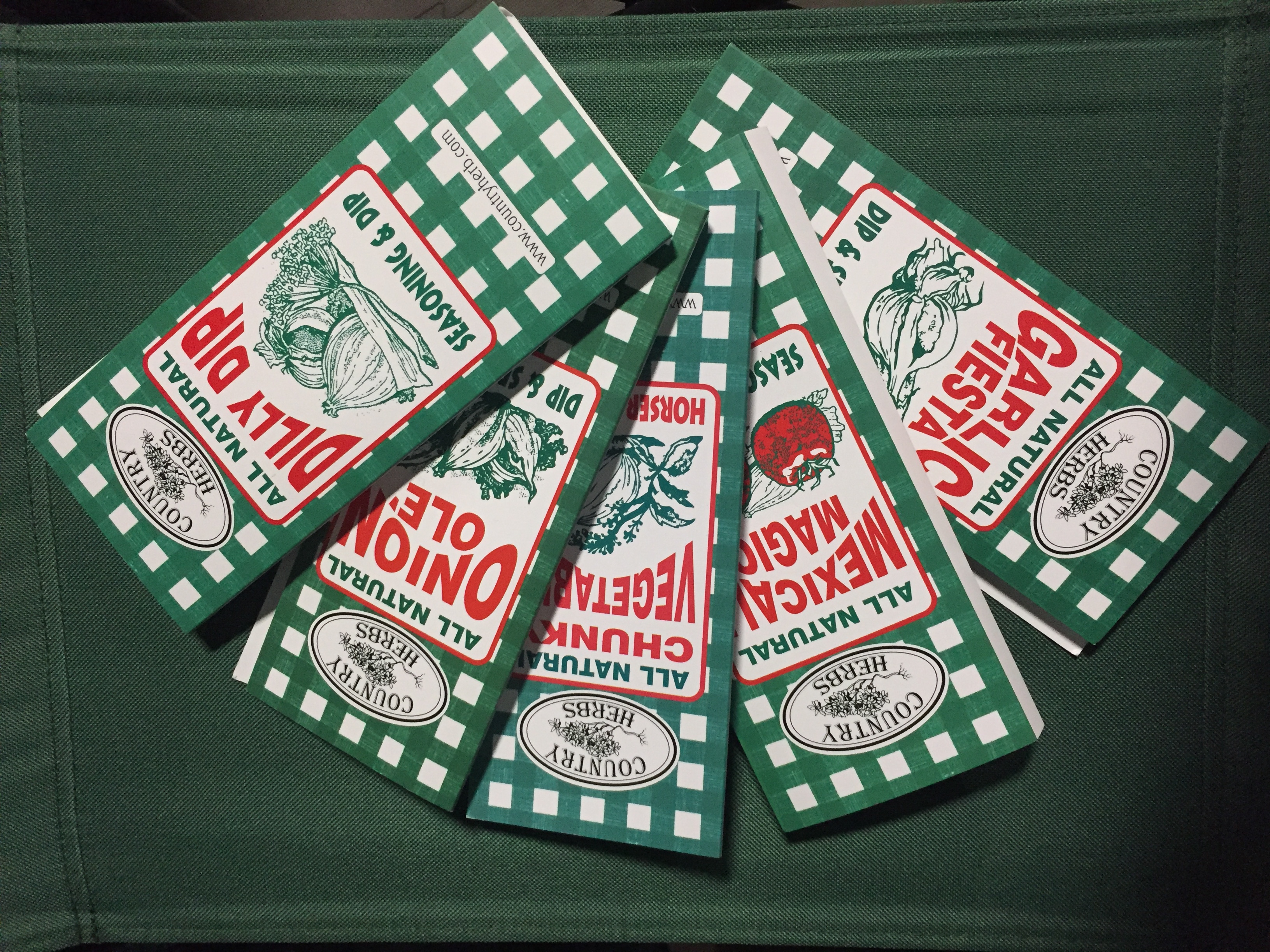 Country Herbs Dip Mixes and Seasonings