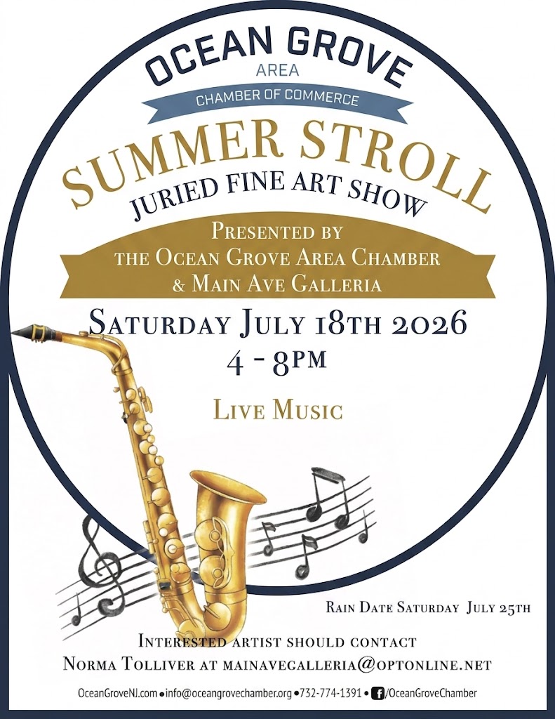 Ocean Grove Summer Stroll Art Walk 